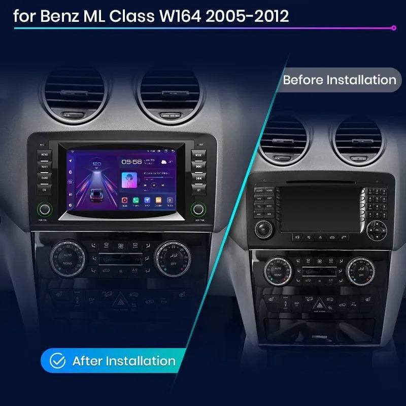 Radio nawigacja Mercedes Benz ML W164 GL X164 Android Auto Carplay - Multigenus