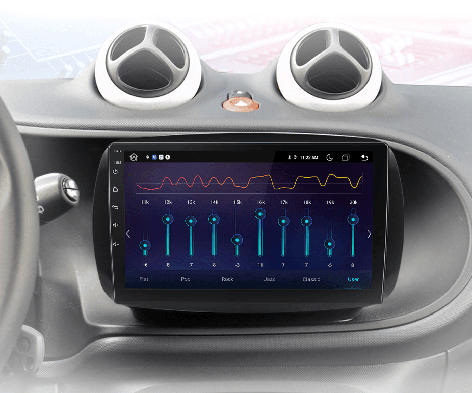 Radio nawigacja Mercedes Benz Smart 2016 Carplay Android Auto - Multigenus