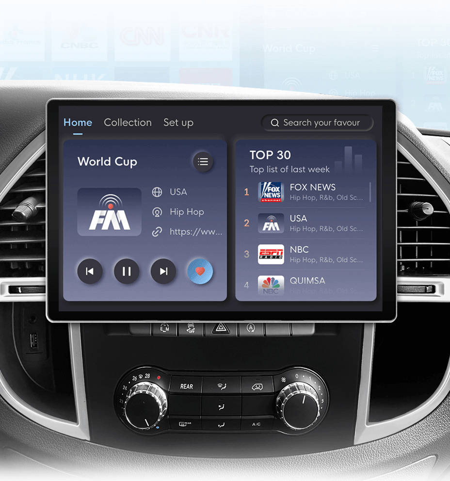 Radio nawigacja Mercedes Benz Vito W447 2014 - 2021 Carplay Android Auto - Multigenus