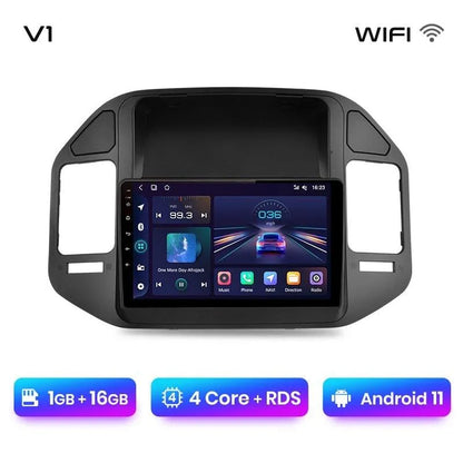 Radio nawigacja Mitsubishi Pajero V60 V68 V73 od 1999-2006 Android Auto Carplay - Multigenus