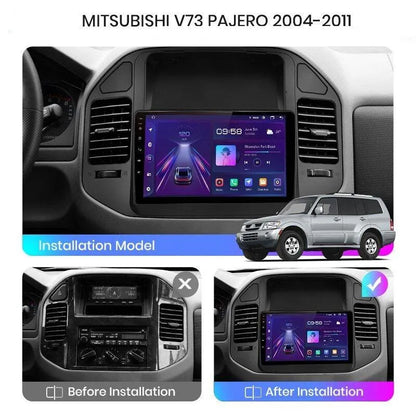 Radio nawigacja Mitsubishi Pajero V60 V68 V73 od 1999-2006 Android Auto Carplay - Multigenus