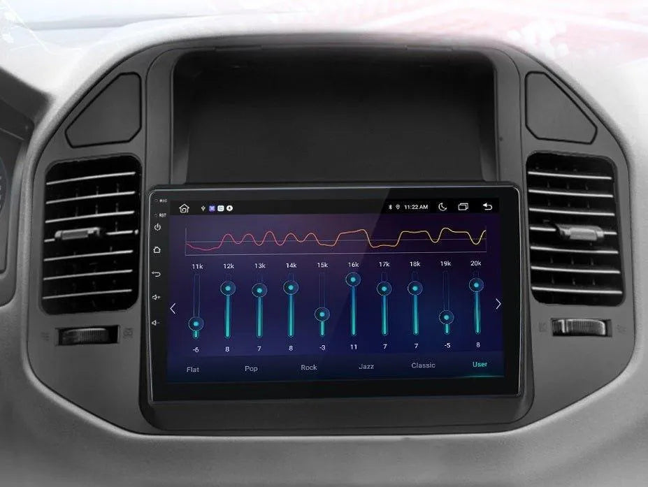 Radio nawigacja Mitsubishi Pajero V60 V68 V73 od 1999-2006 Android Auto Carplay - Multigenus