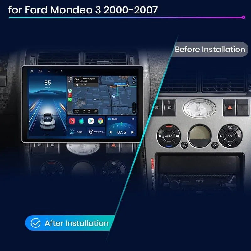 Radio nawigacja Ford Mondeo 3 2000 - 2007 Android Auto CarPlay - Multigenus