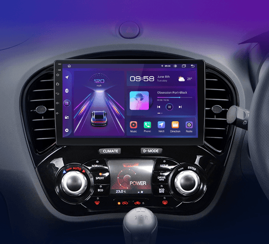 Radio nawigacja Nissan Juke YF15 2010 - 2014 Carplay Android Auto - Multigenus