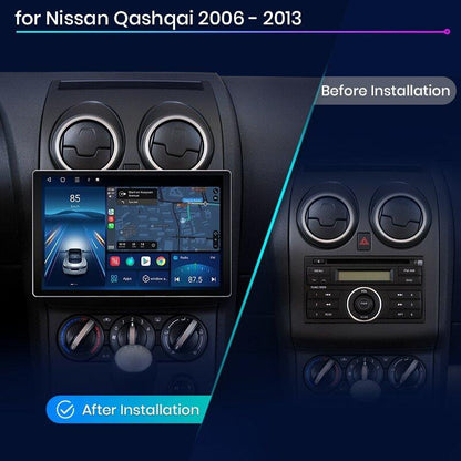 Radio nawigacja Nissan Qashqai J10 2006 - 2013 CarPlay Android Auto - Multigenus