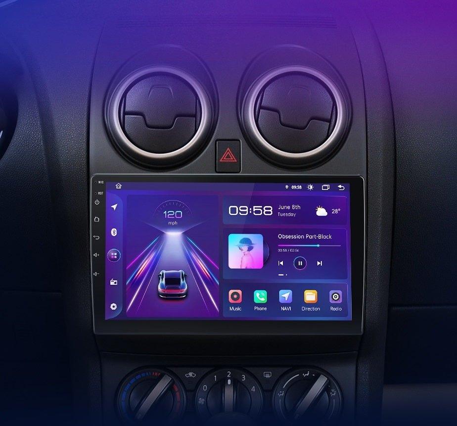 Radio nawigacja Nissan Qashqai J10 2006 - 2013 Android Auto Carplay - Multigenus