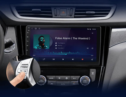 Radio nawigacja Nissan Qashqai J11 Nissan X trail T32 2014-2017 Android Auto Carplay - Multigenus