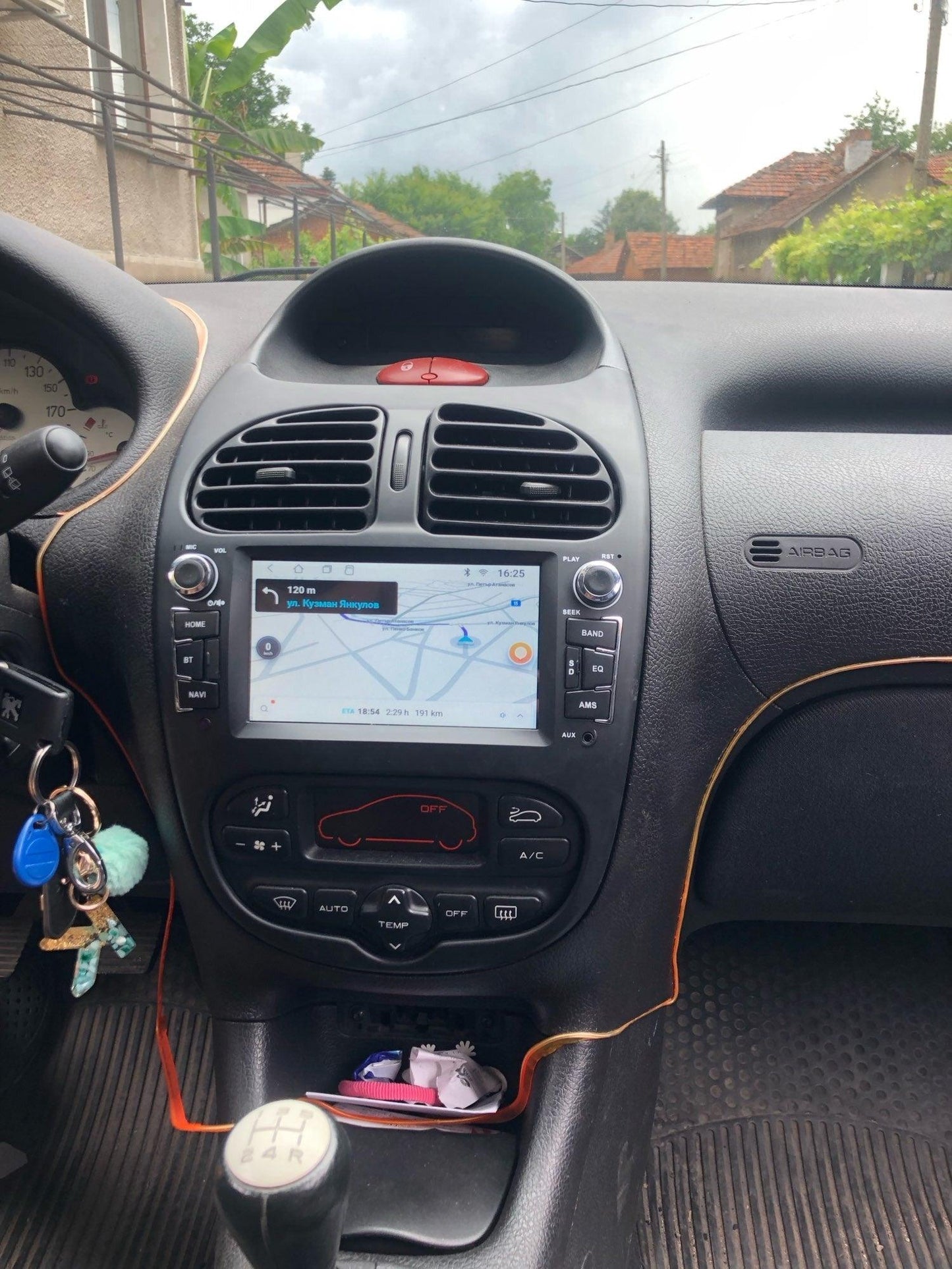 Special head unit for Peugeot 206 with GPS ANDROID TR2817