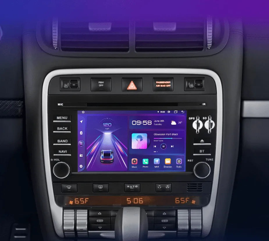 Radio nawigacja Porsche Cayenne GTS 2003 - 2010 Carplay Android Auto - Multigenus