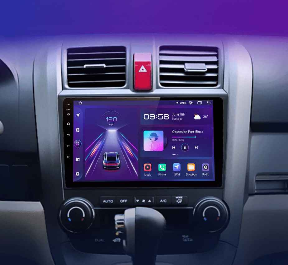 Radio nawigacja Radio Honda CR-V 3 RE CRV 2007 - 2011 Carplay Android Auto - Multigenus