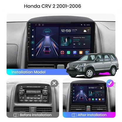 Radio nawigacja Radio Honda CR-V CRV 2 2001-2006 Android Auto Carplay - Multigenus