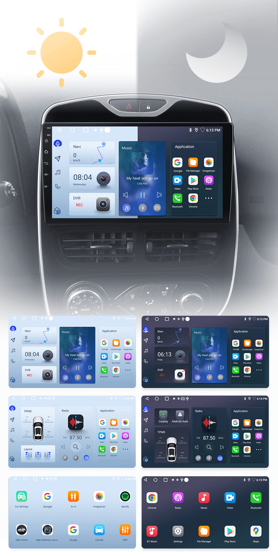 Radio navigation Renault Clio 4 ZOE Carplay Android Auto – Multigenus