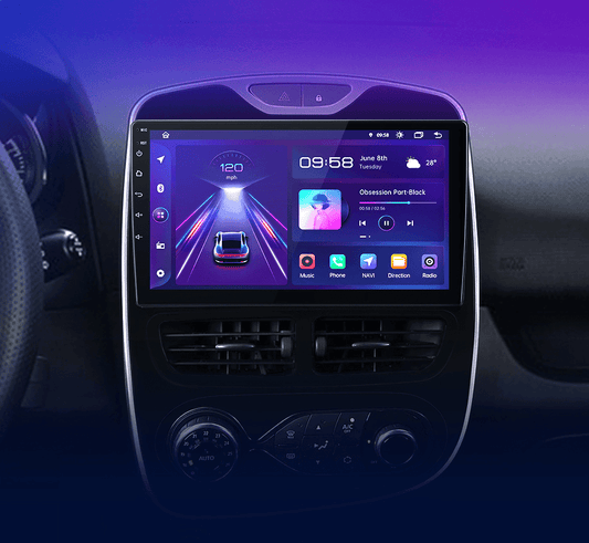 Radio nawigacja Renault Clio 4 ZOE 2016 - 2019 Carplay Android Auto - Multigenus