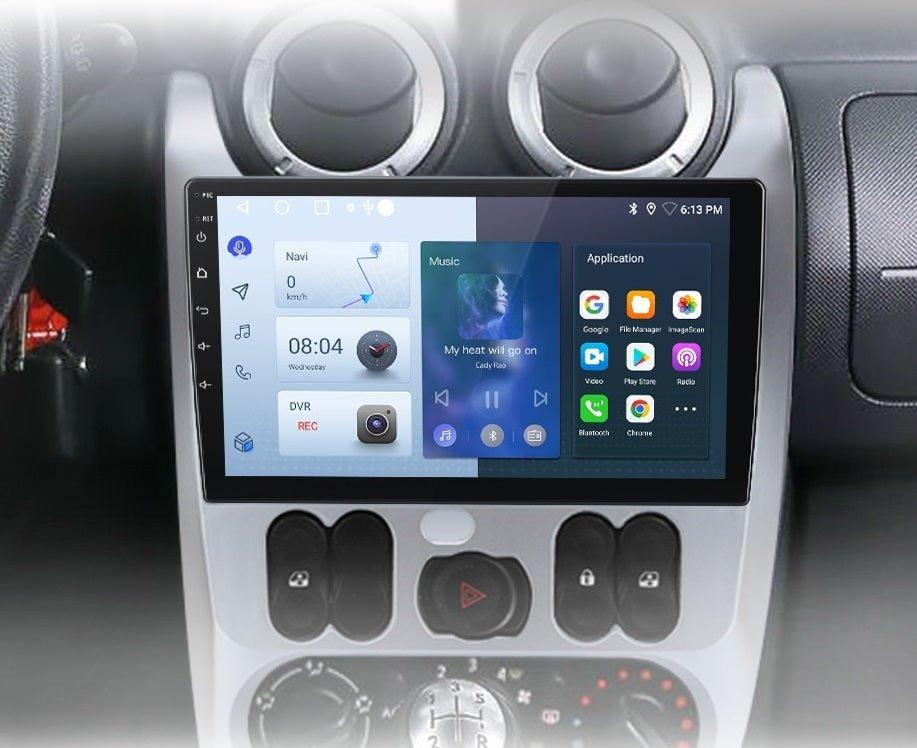 Radio nawigacja Renault Logan 1 Sandero 2009-2015 Dacia Duster Android Auto Carplay 4G GPS - Multigenus