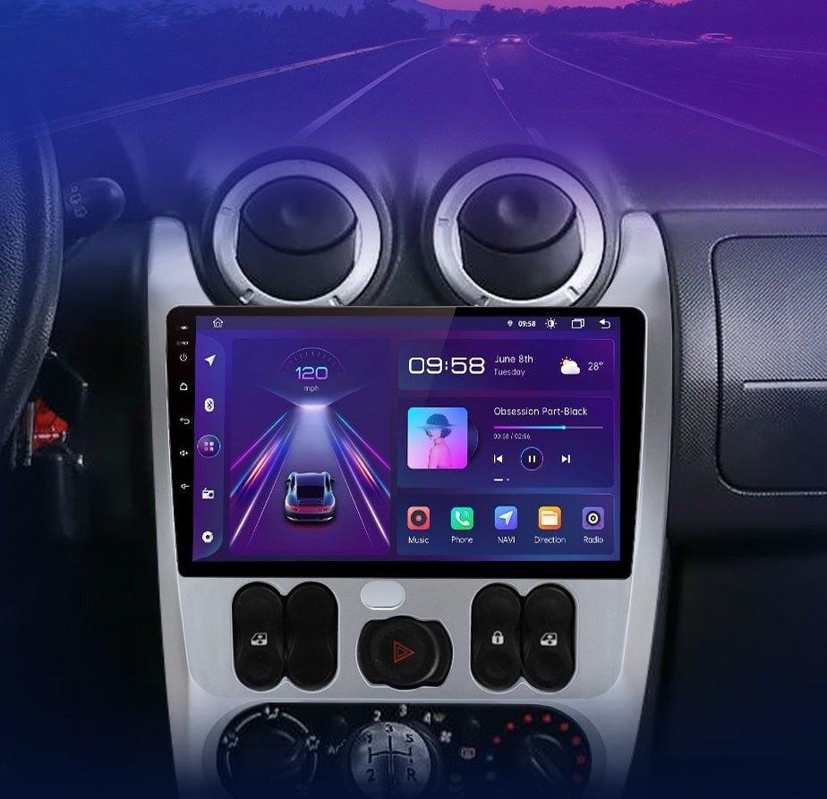 Radio nawigacja Renault Logan 1 Sandero 2009-2015 Dacia Duster Android Auto Carplay 4G GPS - Multigenus