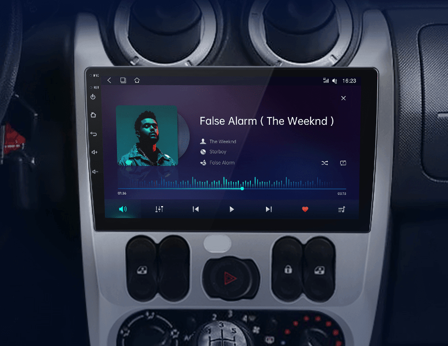 Radio nawigacja Renault Logan 1 Sandero 2009-2015 Dacia Duster Android Auto Carplay 4G GPS - Multigenus