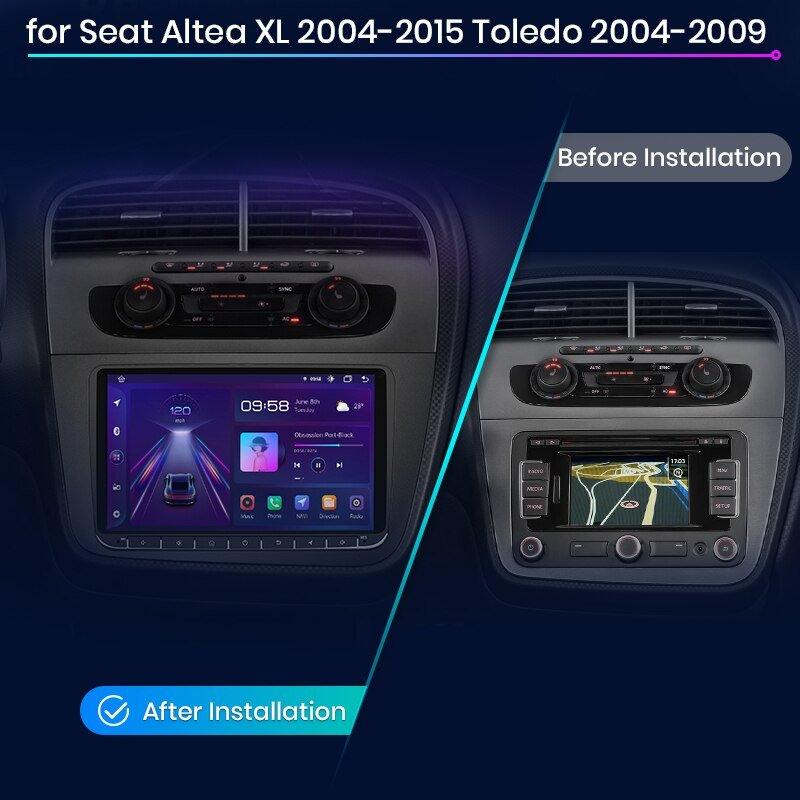 Radio nawigacja Seat Altea XL 2004 - 2015 Toledo 2004 - 2009 Carplay Android Auto - Multigenus