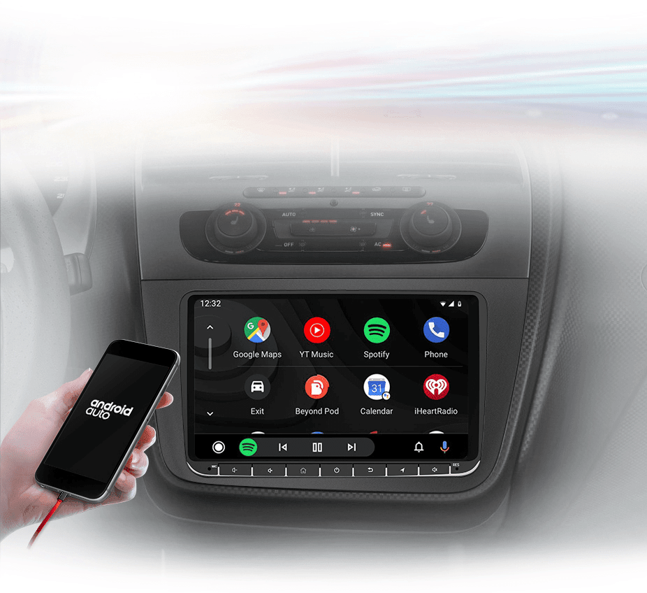 Pour SEAT ALTEA LHD 2004-2015 Radio Android HD Écran tactile 9 pouces  Système de navigation GPS avec prise en charge Bluetooth Carplay DVR