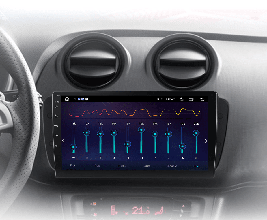 Radio nawigacja Seat Ibiza 6j 2009-2013 Android Auto Carplay - Multigenus