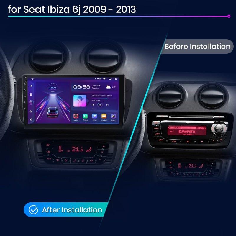 Radio nawigacja Seat Ibiza 6j 2009-2013 Android Auto Carplay - Multigenus