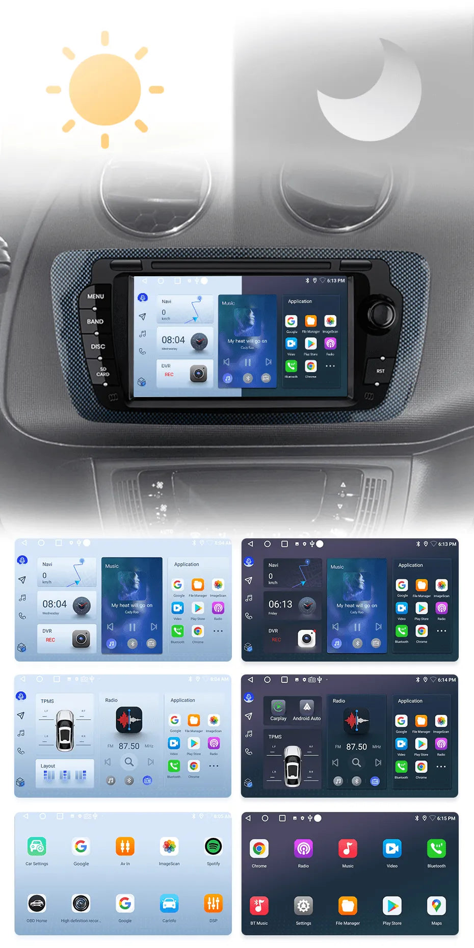 Radio nawigacja Seat Ibiza 6j 2009 - 2013 Carplay Android Auto - Multigenus