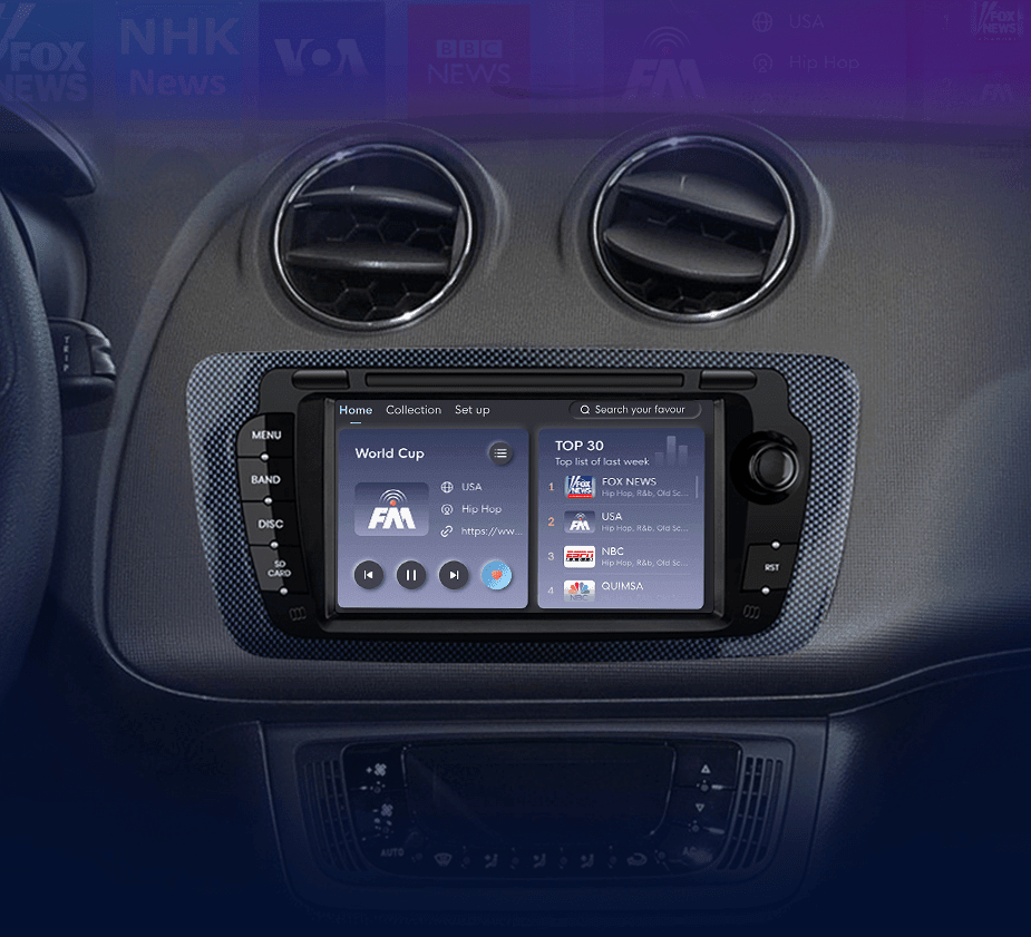 Radio navegador Seat Ibiza 6J, año 2008-2014, Carplay&Android Auto