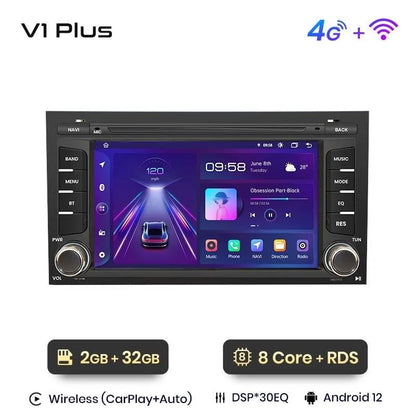 Radio nawigacja Seat Leon MK3 5F 2012 - 2018 Ibiza 2016 Carplay Android Auto - Multigenus