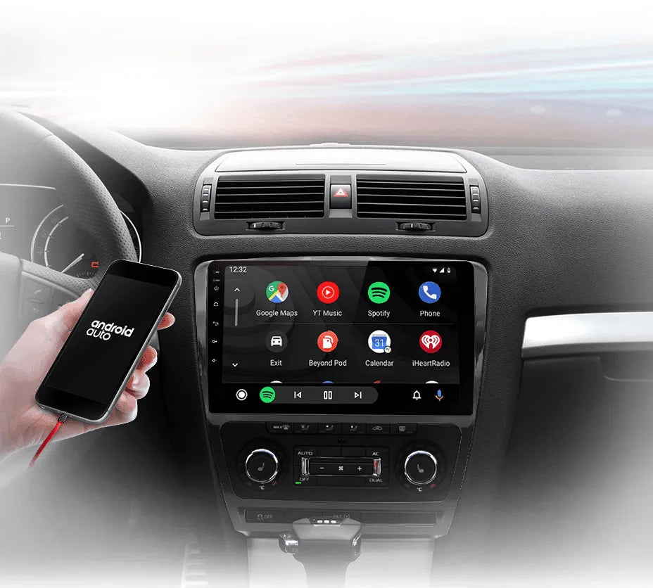 Radio nawigacja Skoda Octavia 2 A5 2006-2013 Android Auto Carplay - Multigenus