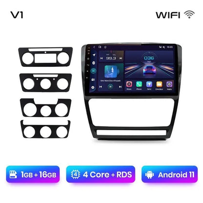 Radio nawigacja Skoda Octavia 2 A5 2006-2013 Android Auto Carplay - Multigenus
