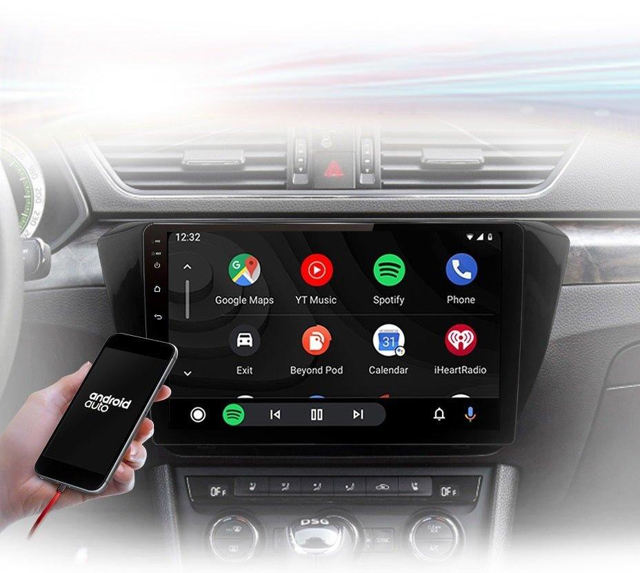 Radio nawigacja Skoda Superb 3 2015-2019 CarPlay Android Auto - Multigenus