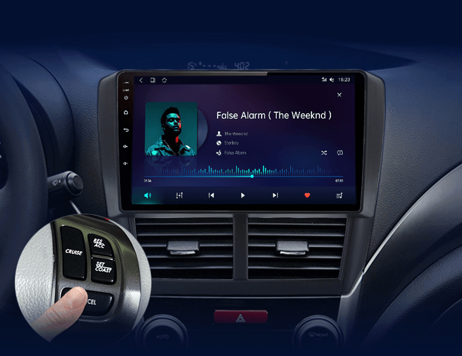 Radio nawigacja Subaru Forester 3 SH Impreza 2007 - 2013 Carplay Android Auto - Multigenus