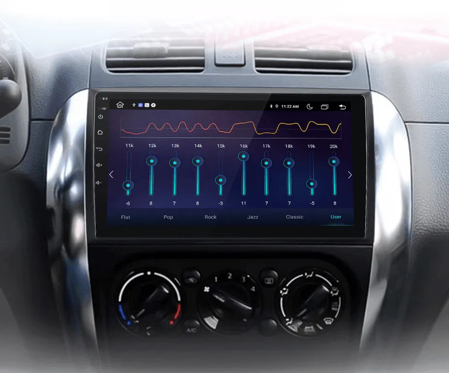 Radio nawigacja Suzuki SX4 2006-2013 Fiat Sedici 2005 - 2014 Carplay Android Auto - Multigenus