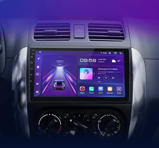 Radio nawigacja Suzuki SX4 2006-2013 Fiat Sedici 2005 - 2014 Carplay Android Auto - Multigenus