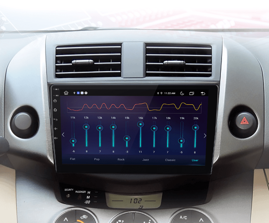 Radio nawigacja Toyota RAV 4 od 2007 - 2011 Carplay Android Auto - Multigenus