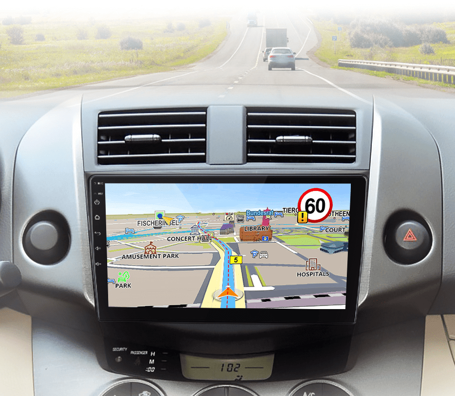 Radio nawigacja Toyota RAV 4 od 2007 - 2011 Carplay Android Auto - Multigenus