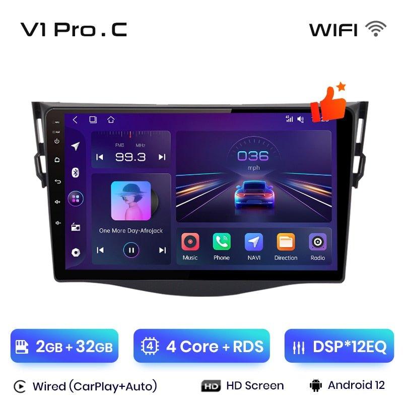 Radio nawigacja Toyota RAV 4 od 2007 - 2011 Carplay Android Auto - Multigenus