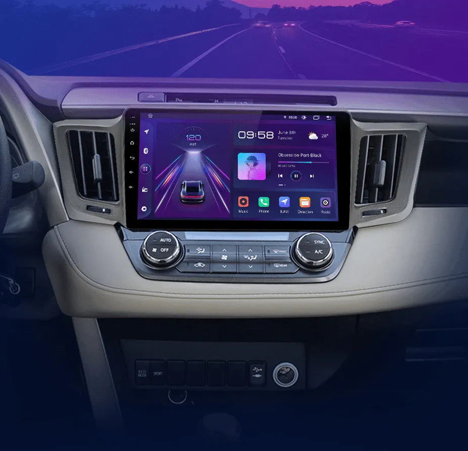 Radio nawigacja Toyota RAV 4 od 2012 - 2018 Carplay Android Auto - Multigenus