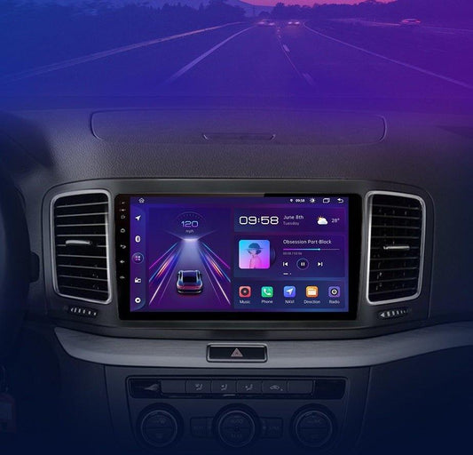 Radio nawigacja Volkswagen Sharan 2012 2013 2014-2018 Android Auto Carplay 4G GPS - Multigenus