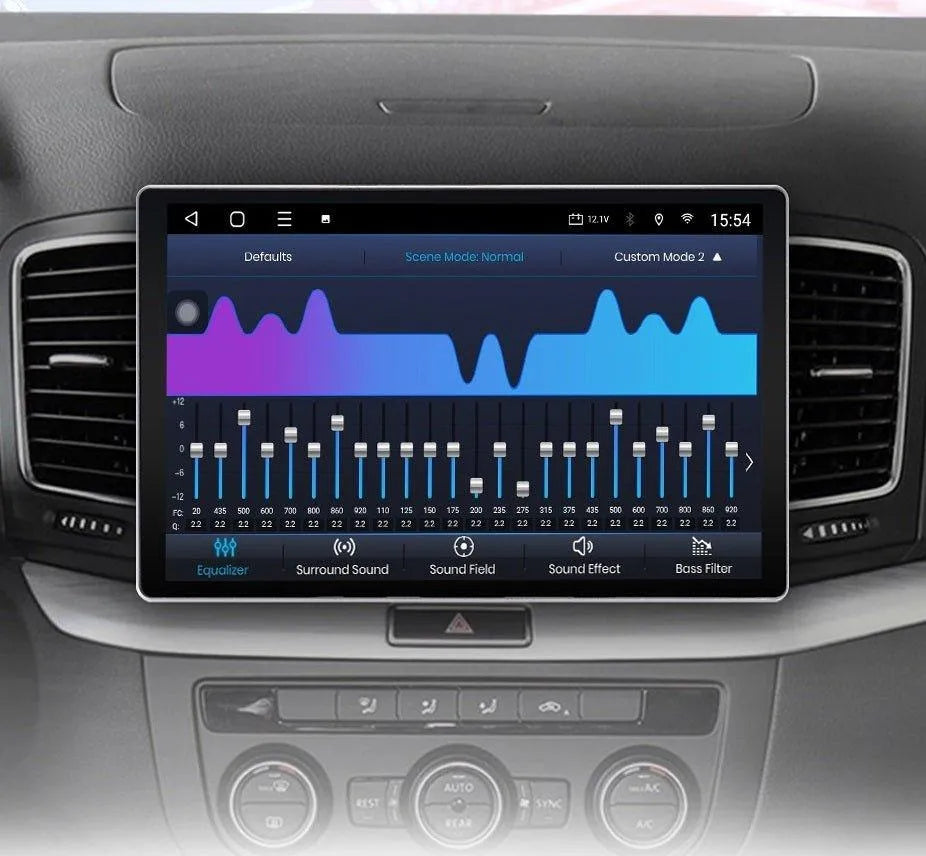 Radio nawigacja Volkswagen VW Sharan 2012 - 2018 CarPlay Android Auto - Multigenus