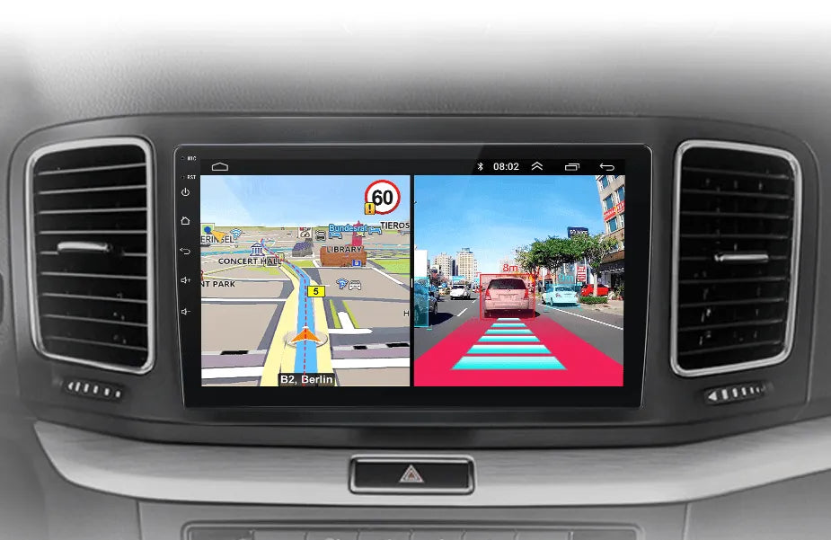 Radio nawigacja Volkswagen VW Sharan 2012 - 2018 Android Auto Carplay - Multigenus