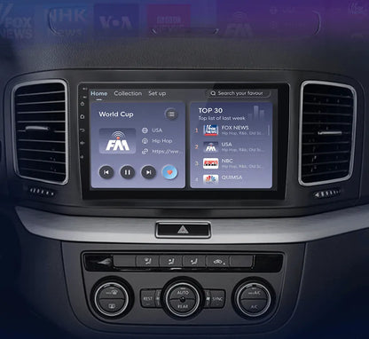 Radio nawigacja Volkswagen VW Sharan 2012 - 2018 Android Auto Carplay - Multigenus