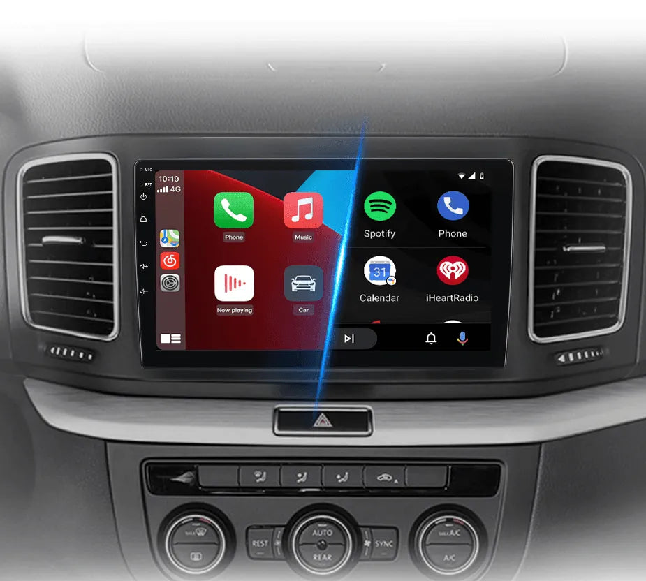 Radio nawigacja Volkswagen VW Sharan 2012 - 2018 Android Auto Carplay - Multigenus