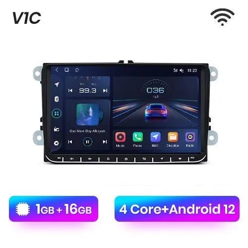 Radio nawigacja Volkswagen VW Passat B6 B7 CC Tiguan Touran GOLF POLO Android Auto Carplay - Multigenus