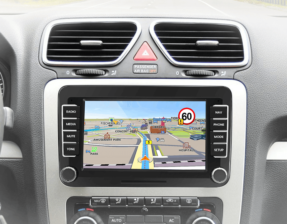 Radio navigation Volkswagen VW SEAT Leon Passat B6 B7 Android – Multigenus