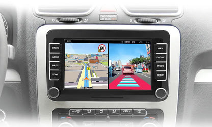 Radio nawigacja Volkswagen VW SEAT Leon Passat B6 B7 Tiguan Touran GOLF POLO Android Auto Carplay - Multigenus