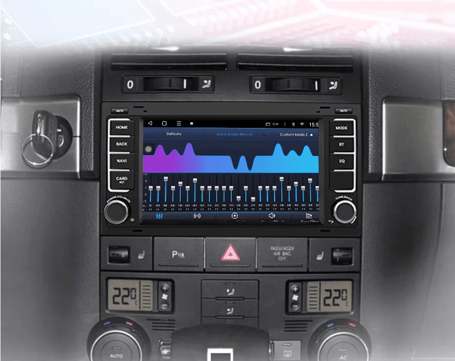 Radio nawigacja Volkswagen VW Touareg Multivan T5 Transporter 2004-2009 Carplay Android Auto - Multigenus