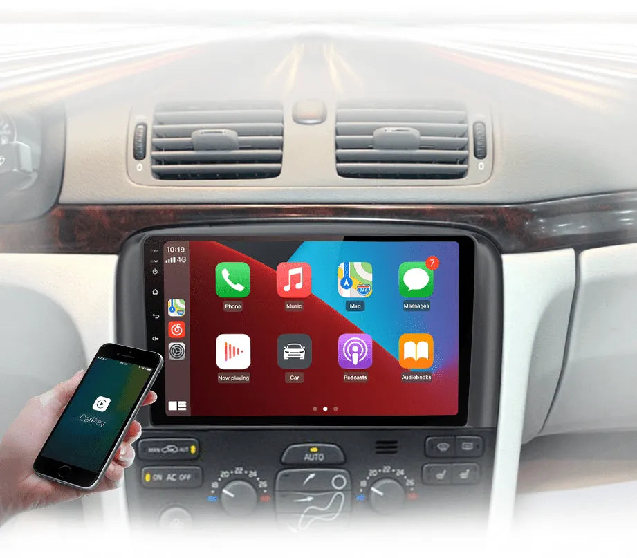 Radio nawigacja Volvo S80 1998 - 2006 Carplay Android Auto - Multigenus