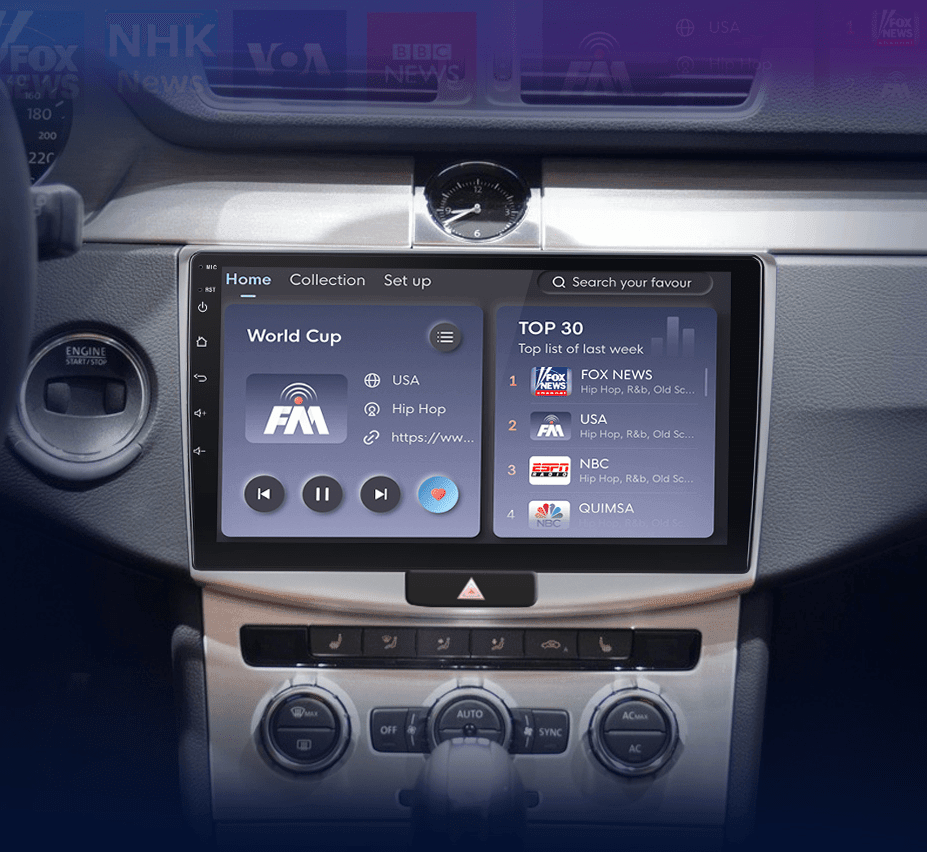 Radio nawigacja VW Passat B6 B7 CC 2005 - 2015 Carplay Android Auto - Multigenus