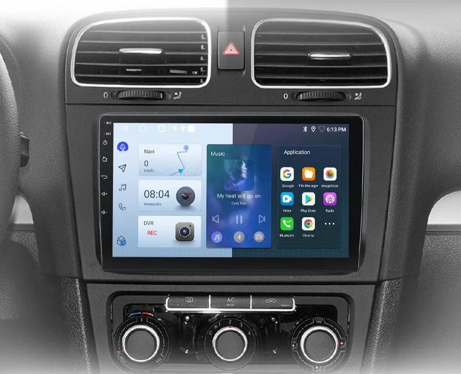 Radio nawigacja VW Volkswagen Golf 6 2008-2016 Android Auto Carplay - Multigenus