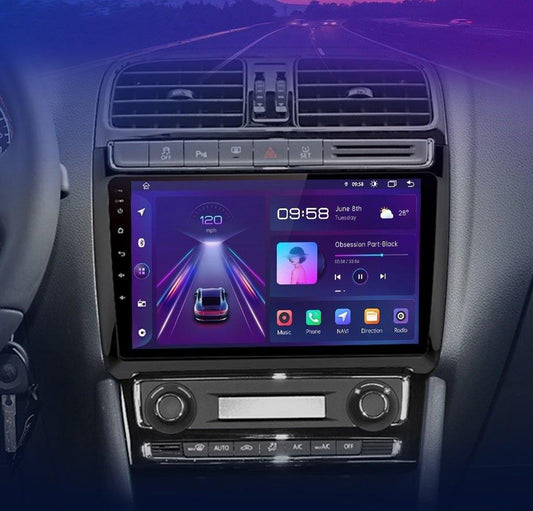 Radio nawigacja VW Volkswagen POLO 5 2008-2020 Android Auto Carplay 4G GPS - Multigenus